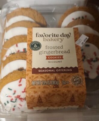 Frosted Gingerbread Cookies, Frosted Gingerbread