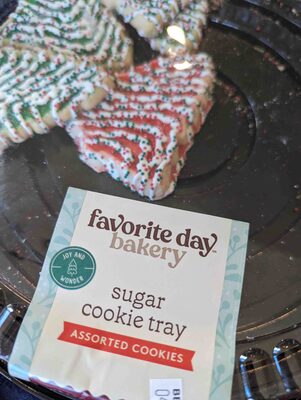 Assorted Sugar Cookies Tray, Assorted Sugar