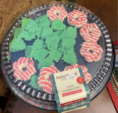 Assorted Sugar Cookies Tray, Assorted Sugar