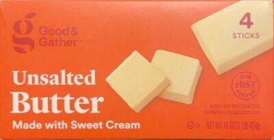 Unsalted Butter, Unsalted