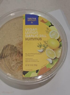 Vegan Lemon Garlic Dill Hummus, Vegan Lemon Garlic Dill