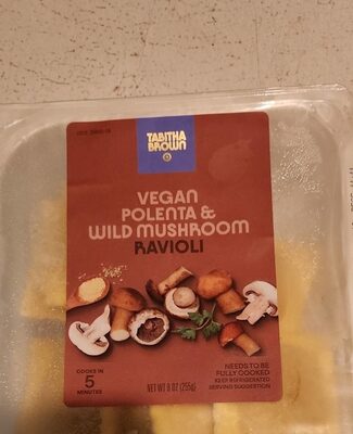 Vegan Polenta & Wild Mushroom Ravioli, Vegan Polenta & Wild Mushroom