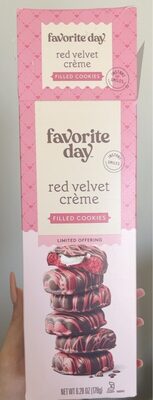 Red Velvet Creme Filled Cookies, Red Velvet Creme