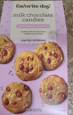Milk Chocolate Candies Soft Baked Cookies, Milk Chocolate Candies