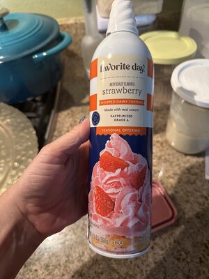 Strawberry Whipped Dairy Topping, Strawberry