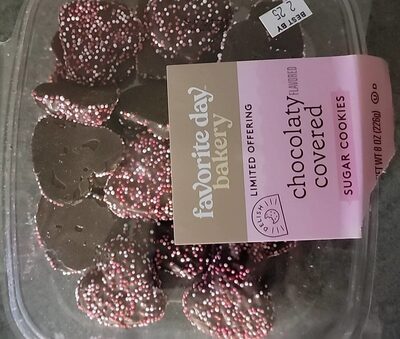 Chocolaty Covered Sugar Cookies, Chocolaty