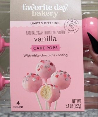 Vanilla Cake Pops, Vanilla