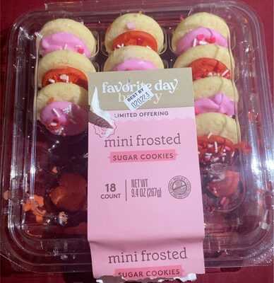 Frosted Sugar Mini Cookies, Frosted Sugar