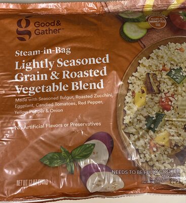 Lightly Seasoned Grain & Roasted Vegetable Steam-In-Bag Blend, Lightly Seasoned Grain & Roasted Vegetable