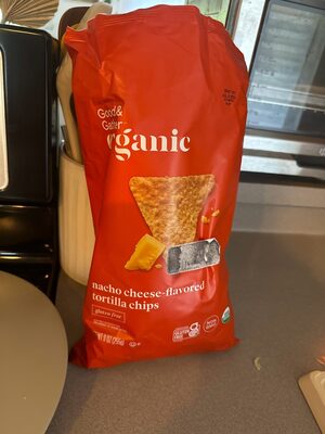 Nacho Cheese-Flavored Tortilla Chips, Nacho Cheese