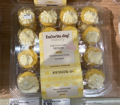 Lemon Bites With Cream Cheese Frosting, Lemon
