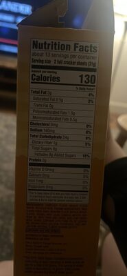 Honey Flavored Graham Crackers, Honey