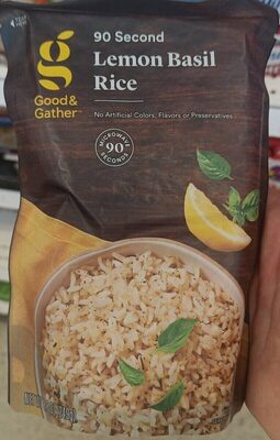 Lemon Basil 90 Second Rice, Lemon Basil