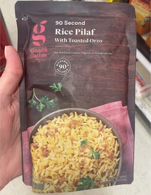 90 Second Rice Pilaf With Toasted Orzo