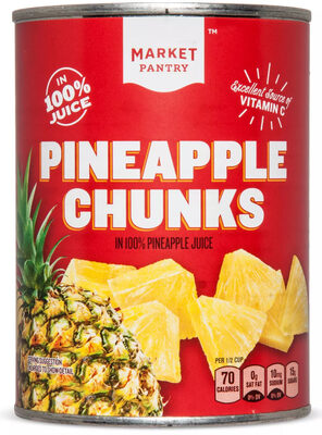 Pineapple Chunks In Pineapple Juice, Pineapple Juice