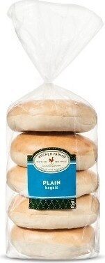 Plain Sliced Bagels, Plain