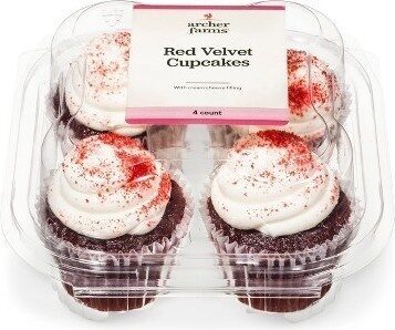 Red Velvet Filled Cupcakes With Cream Cheese Filling, Red Velvet