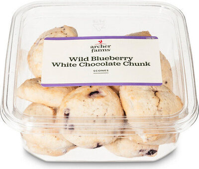 Blueberry White Chocolate Chunk Mini Scones, Blueberry White Chocolate Chunk