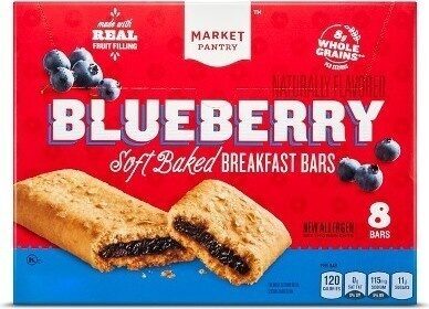 Blueberry Soft Baked Breakfast Bars, Blueberry