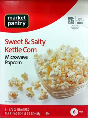 Kettle Corn Sweet & Salty Microwave Popcorn, Kettle Corn