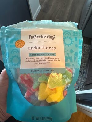 Under The Sea Sour Gummy Candy, Under The Sea
