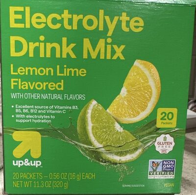 Lemon Lime Electrolyte Drink Mix, Lemon Lime