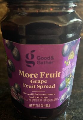 Grape More Fruit Spread, Grape