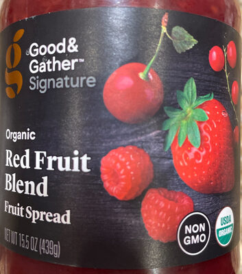 Red Fruit Blend Organic Fruit Spread, Red Fruit Blend