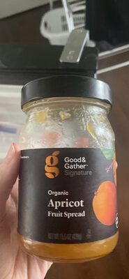 Apricot Organic Fruit Spread, Apricot