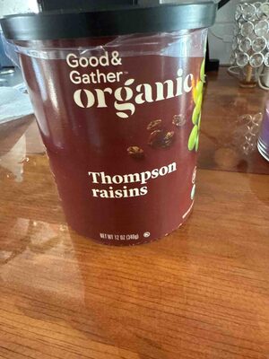 Good & Gather Organic Thompson Raisins 12oz Reclosable Canister