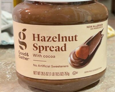 Hazelnut Spread With Cocoa, Hazelnut