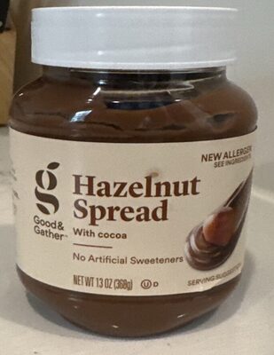 Hazelnut Spread With Cocoa, Hazelnut