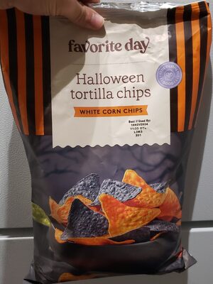Halloween Tortilla White Corn Chips, Halloween Tortilla