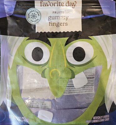 Fruity Flavored Gummy Fingers Candy, Fruity