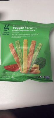 Sea Salt Veggie Straws Potato & Vegetable Snack, Sea Salt