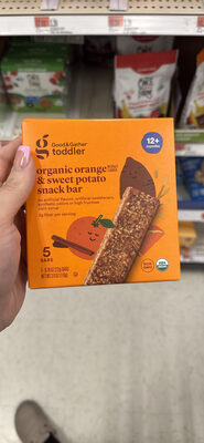 Orange & Sweet Potato Organic Toddler Snack Bars, Orange & Sweet Potato