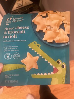 Three Cheese & Broccoli Ravioli, Three Cheese & Broccoli