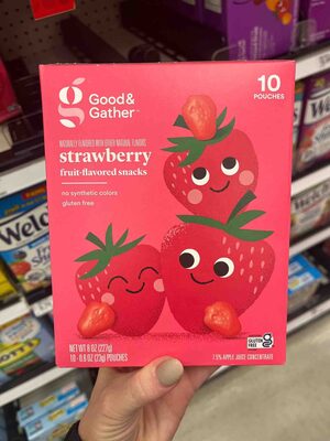 Strawberry Fruit-Flavored Snacks, Strawberry