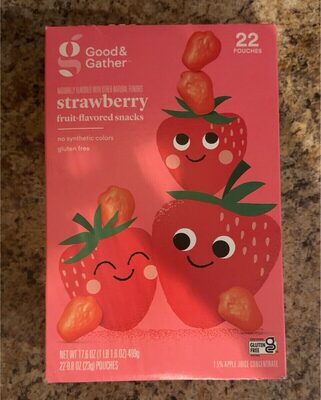 Strawberry Fruit-Flavored Snacks, Strawberry