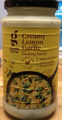 Creamy Lemon Garlic Cooking Sauce, Creamy Lemon Garlic