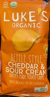 Cheddar & Sour Cream Kettle Style Potato Chips, Cheddar & Sour Cream