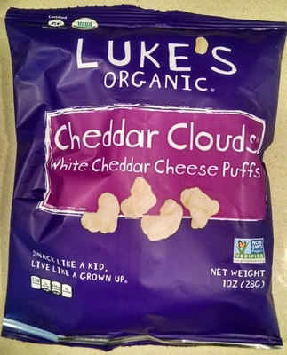 White Cheddar Clouds Cheese Puffs, White Cheddar