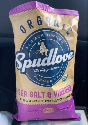 Sea Salt & Vinegar Organic Thick-Cut Potato Chips, Sea Salt & Vinegar