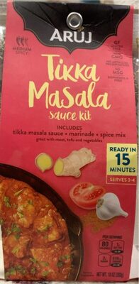 Aruj Tikka Masala Sauce Kit, 10 Oz