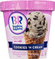Cookies 'N Cream Vanilla Flavored Ice Cream With Chocolate Sandwich Cookies, Cookies 'N Cream Vanilla