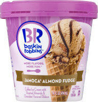 Jamoca Almond Fudge Coffee Ice Cream With Roasted Almonds & Chocolate Flavored Ribbon, Jamoca Almond Fudge