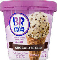 Vanilla Flavored Ice Cream With Semi-Sweet Chocolate Chips, Vanilla, Chocolate Chip