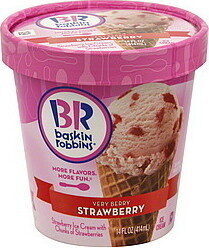 Ice Cream, Very Berry Strawberry