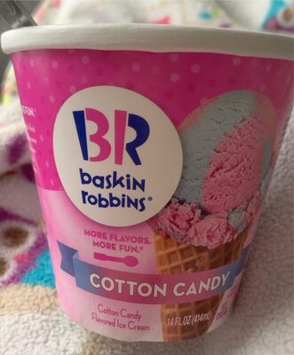 Cotton Candy Flavored Ice Cream, Cotton Candy