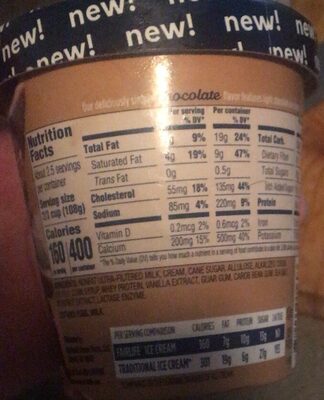 Chocolate Light Ice Cream, Chocolate